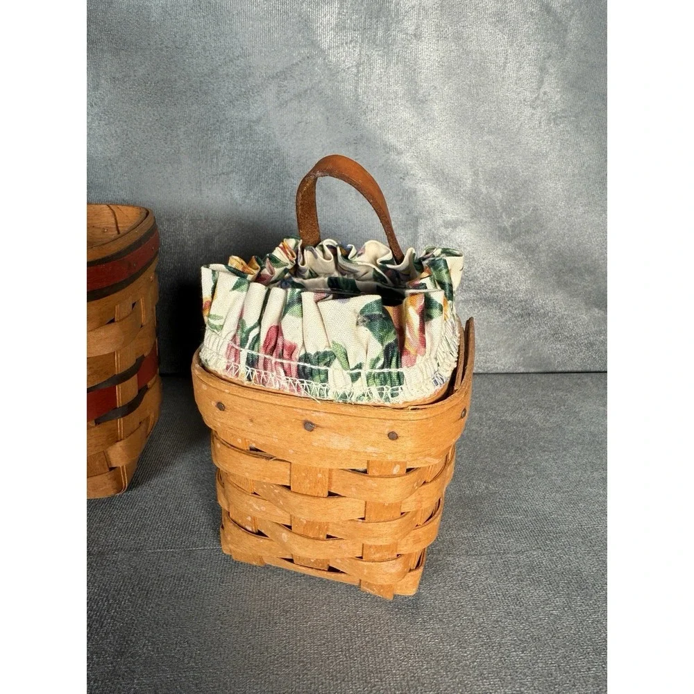 Longaberger Signed Dated  1994-96 -98 Chive Americana Basket Lot‎ of 3